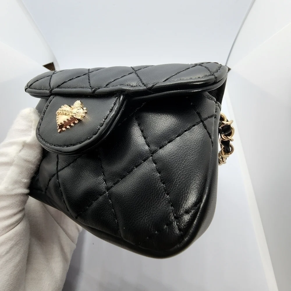 Mini Black Puffy Bag - Picture 7 of 7